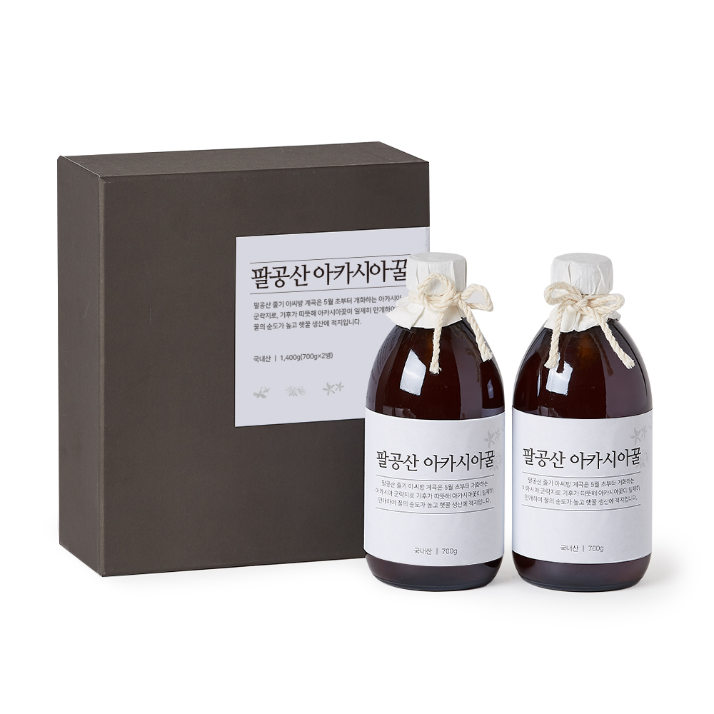 팔공산 아카시아꿀 (700g x 2병)