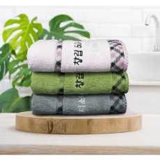 150g체크타올