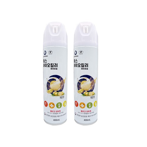빠르고 강한 모기, 파리 살충제 에스바이오 킬러 400mL